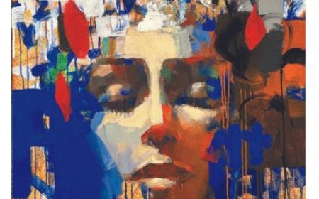 “Gaze: Exploring Self & Beyond” — Artist showcasing their ideas mapped in painting