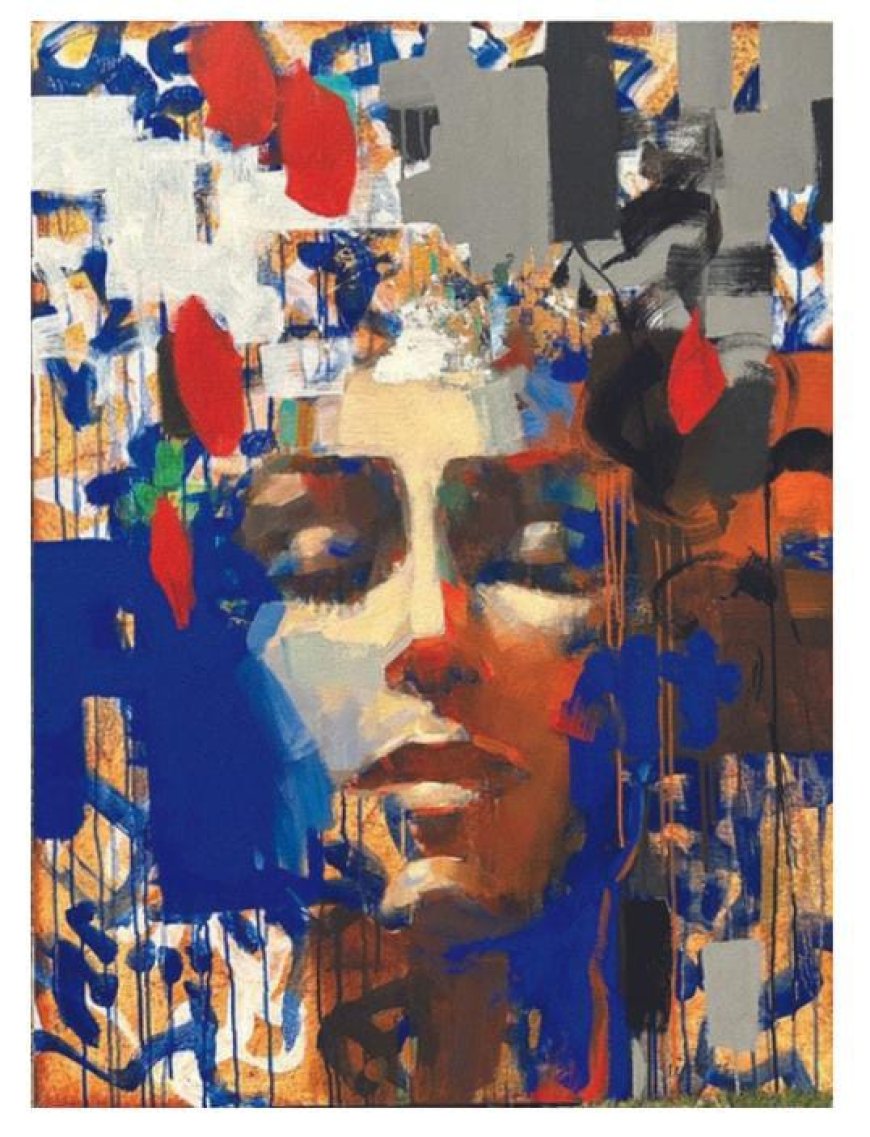 “Gaze: Exploring Self & Beyond” — Artist showcasing their ideas mapped in painting