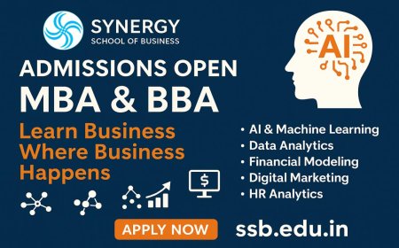 “Learn Business Where Business Happens” – Synergy School of Business Leads the Future of MBA & BBA Education in Hyderabad