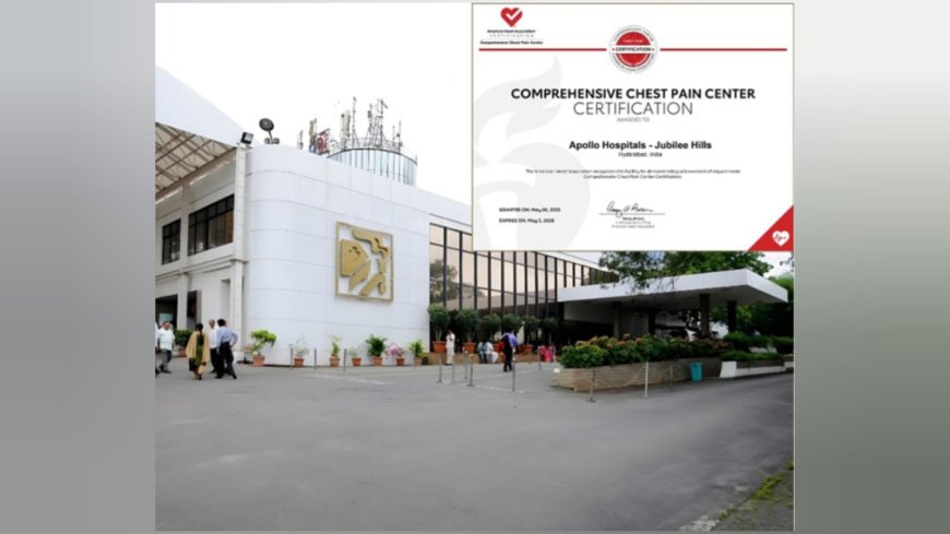 Apollo Hospitals Hyderabad Sets New Benchmark with AHA Comprehensive Chest Pain Centre Certification