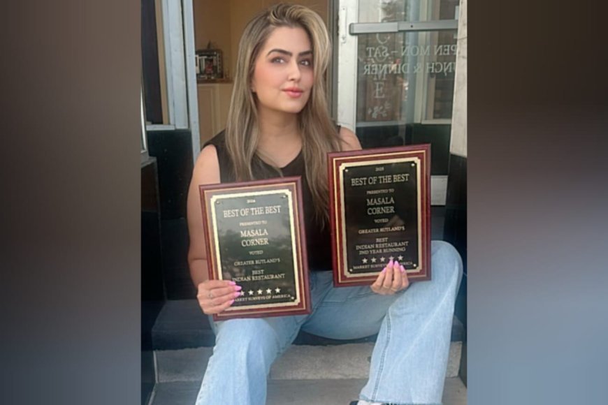 Sunita Dholakia’s Masala Corner Wins “Best Indian Restaurant” in Rutland for Second Consecutive Year