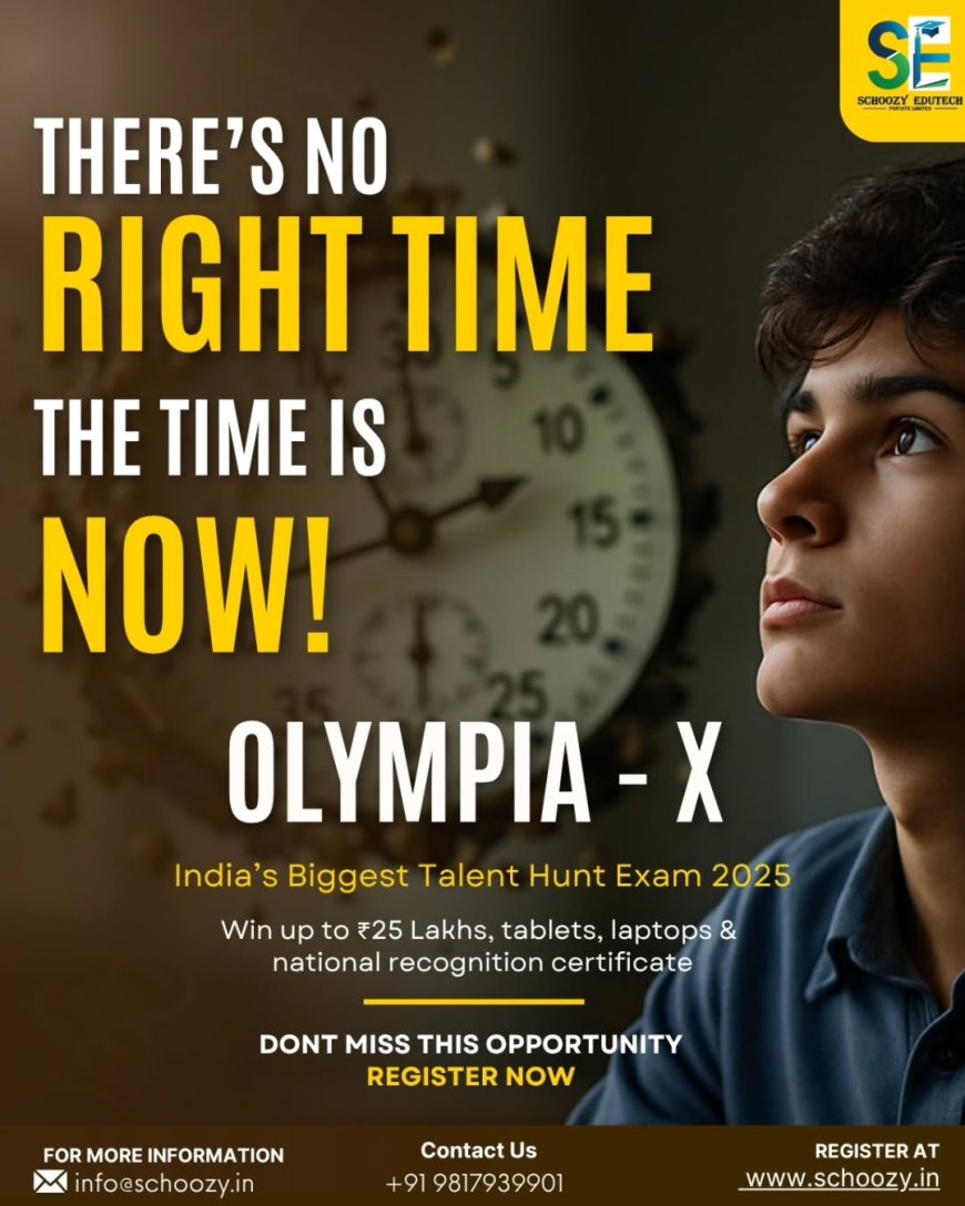 Schoozy Edutech Unveils Olympia-X 2025: Shaping the Future of Academic Competitions in India
