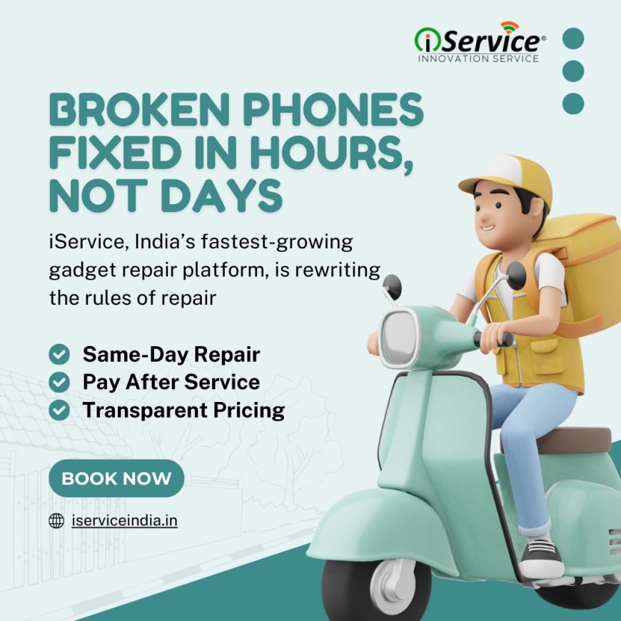 iService Revolutionizes Gadget Repairs: Broken Phones Fixed in Hours, Not Days