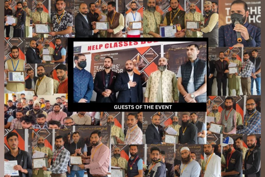INCENTIVE FOSTER FOUNDATION honors the teachers of the Kashmir Valley