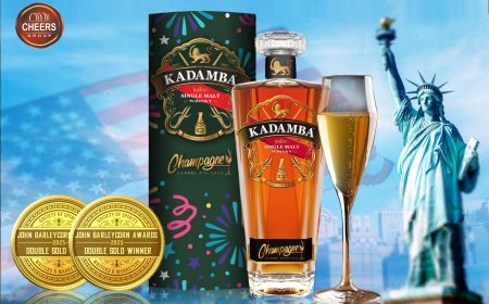 Kadamba, The World’s First 'Champagne Barrel Finished Single-malt' Wins Double Gold
