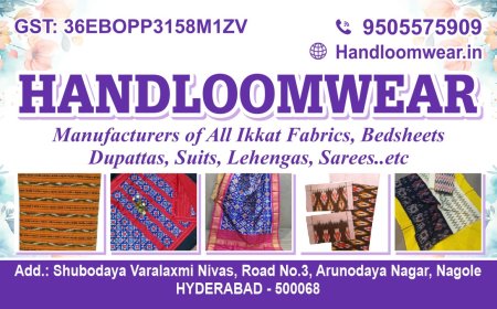 Handloom Wear: Weaving Tradition and Sustainability into Modern Fashion