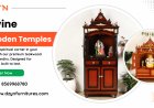 Premium Wooden Pooja Mandir Designs for Modern Indian Homes by DZYN Furnitures