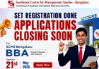 SCMS Bengaluru BBA Admissions 2026: SET Registration Closed on April 15; SCMS Bengaluru BBA Application Deadline May 21, 2026