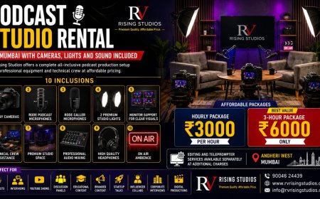 Affordable Multi-Camera Podcast Studio in Mumbai with Sony Setup