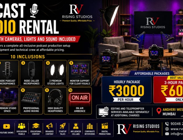 Affordable Multi-Camera Podcast Studio in Mumbai with Sony Setup