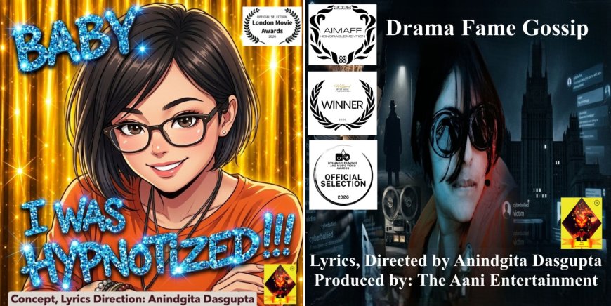 Anindgita Dasgupta's Music Videos Continue Global Success with Multiple International Film Festival  Honours in  Hollywood , London , Los Angels , Greece 2026