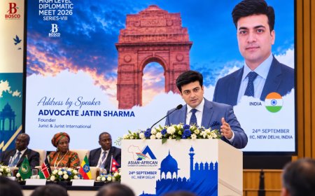 Advocate Jatin Sharma Calls for ‘Justice Corridors’ to Strengthen Cross-Border Trade at High Level Diplomatic Meet 2026