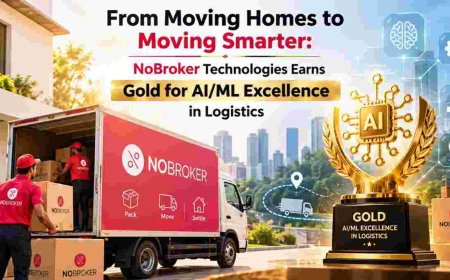 NoBroker Technologies Wins Gold for AI/ML Excellence in Logistics