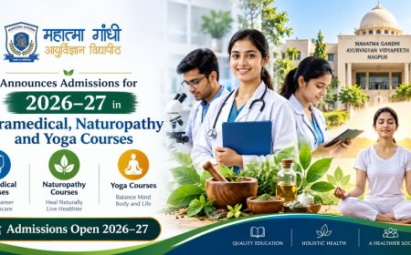Mahatma Gandhi Ayurvigyan Vidyapeeth, Nagpur Announces Admissions for 2026–27 in Paramedical, Naturopathy and Yoga Courses
