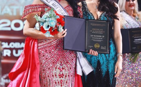 Geetanjali Arora Makes India Proud with First Runner-Up Title at Mrs International Global 2026