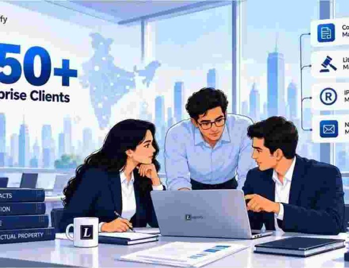 Legistify Crosses 350+ Enterprise Clients as AI Adoption Reshapes India’s Legaltech Market